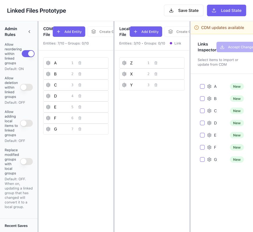 Links Group Prototype