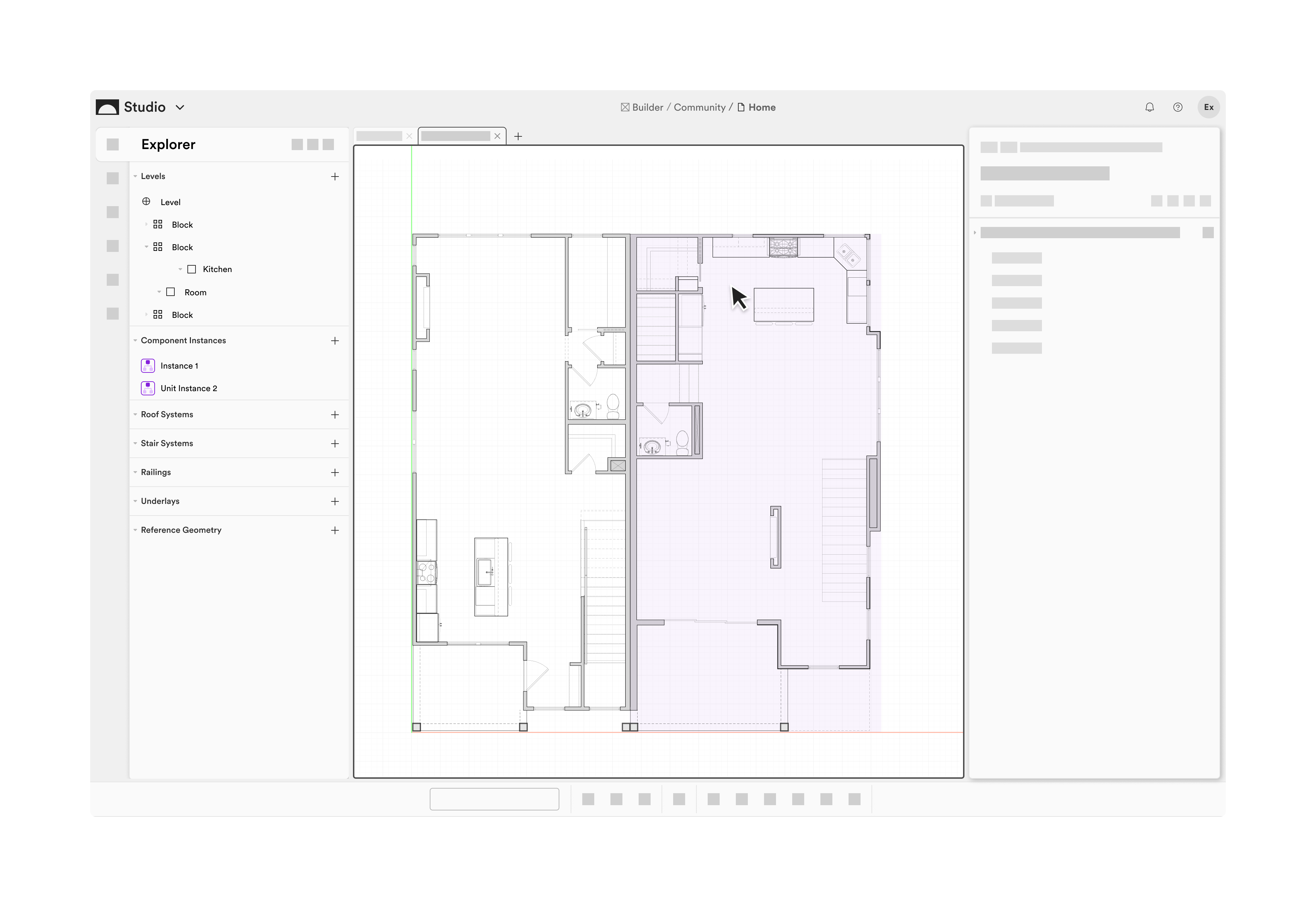 Component hover interaction